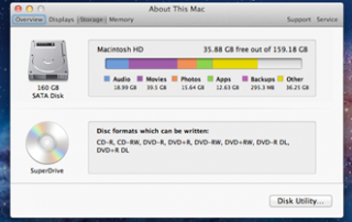 Macintosh Storage Space