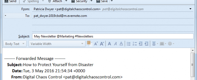 Evernote Email