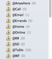 Evernote GTD Context Tags
