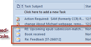 Flagged Email Tasks