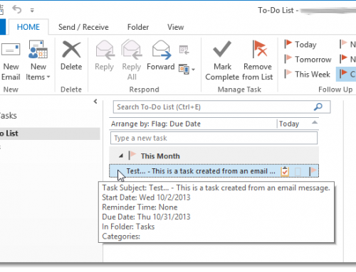 How To Easily Follow-up on Those Important Emails in Outlook